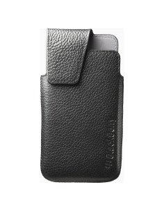 Funda giratoria de cuero BlackBerry Z10 - Negro, 360