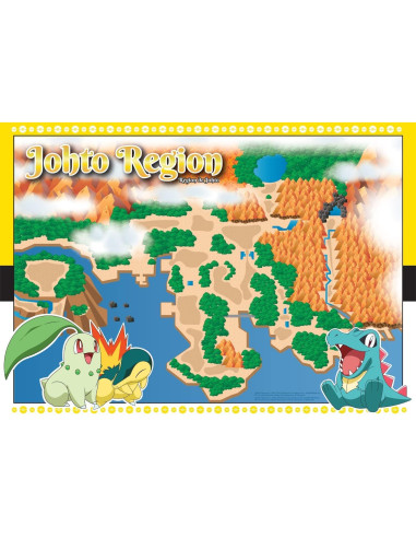 Rompecabezas 500 Piezas Buffalo Games Pokémon Johto 54x38cm