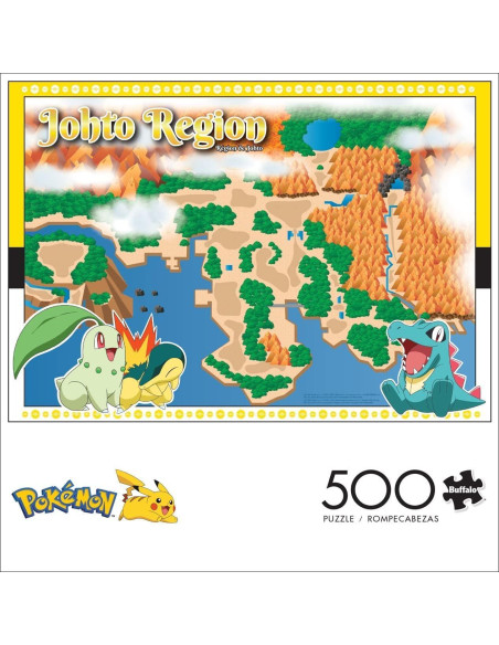 Rompecabezas 500 Piezas Buffalo Games Pokémon Johto 54x38cm Rompecabezas 500 Piezas Buffalo Games Pokémon Johto 54x38cm