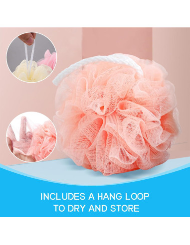 Esponja de Lufa Borsicge para Ducha 30x18cm Exfoliante Suave