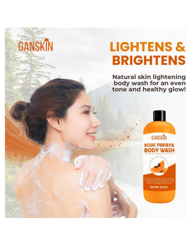 Jabón Corporal Ganskin Ácido Kójico y Papaya 100g - Ilumina Piel