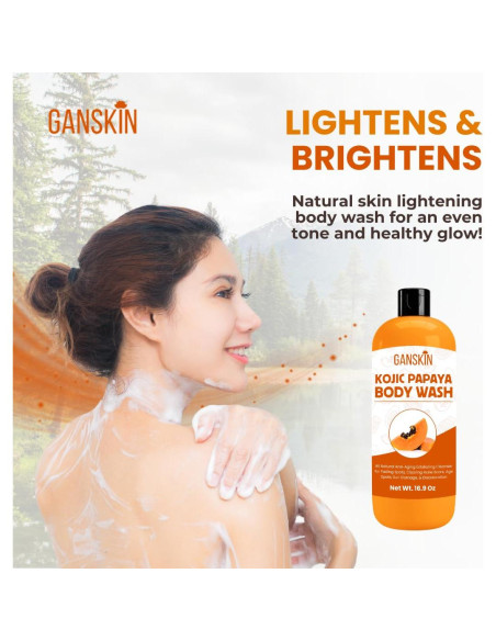 Jabón Corporal Ganskin Ácido Kójico y Papaya 100g - Ilumina Piel Jabón Corporal Ganskin Ácido Kójico y Papaya 100g - Ilumina Piel