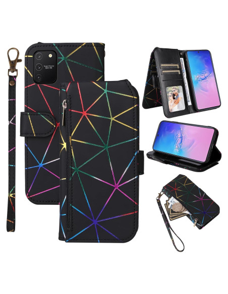 Funda billetera Furiet para Samsung Galaxy S10 Lite negra Funda billetera Furiet para Samsung Galaxy S10 Lite negra