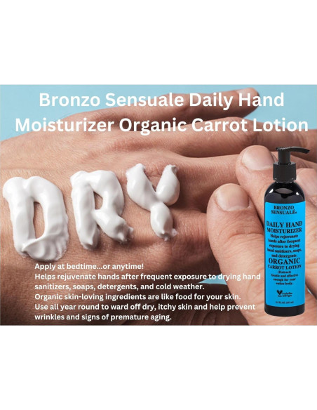 Loción Hidratante Diaria Bronzo Sensuale 240 ml Zanahoria Orgánica Loción Hidratante Diaria Bronzo Sensuale 240 ml Zanahoria Orgánica