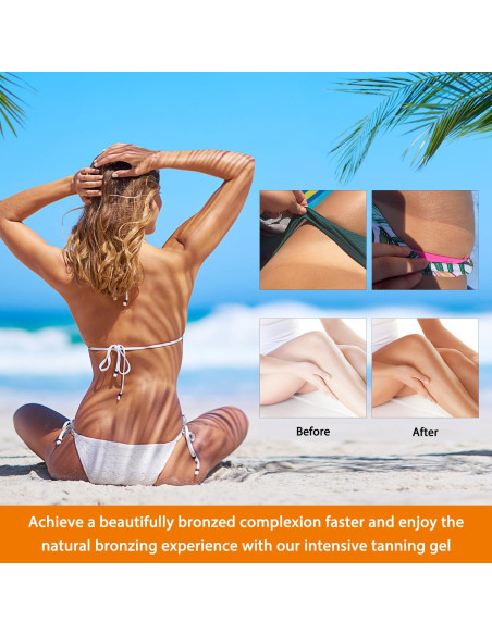 Gel Bronceador Intensivo AUJ 150g Acelerador Natural para Sol Gel Bronceador Intensivo AUJ 150g Acelerador Natural para Sol
