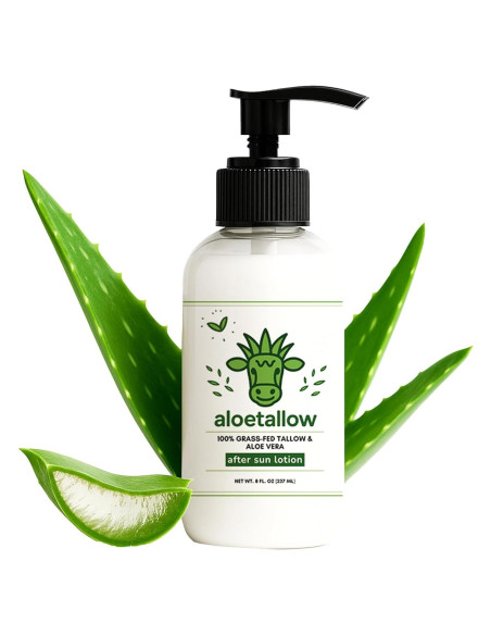 Loción Después del Sol AloeTallow 248g - Hidratante Natural Loción Después del Sol AloeTallow 248g - Hidratante Natural
