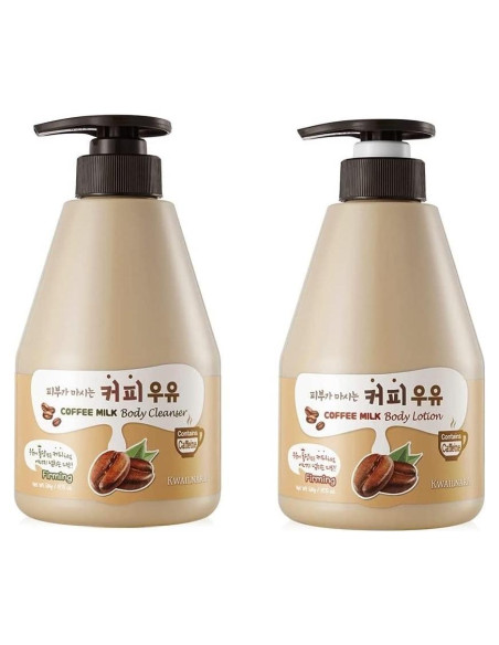 Conjunto Gel de Ducha y Loción Corporal WELCOS Café 560g Conjunto Gel de Ducha y Loción Corporal WELCOS Café 560g