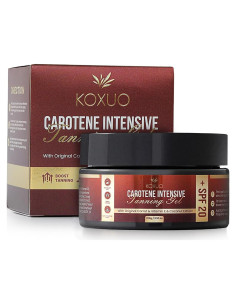 Gel bronceador natural Acelerador Caroteno 140g Coco Zanahoria