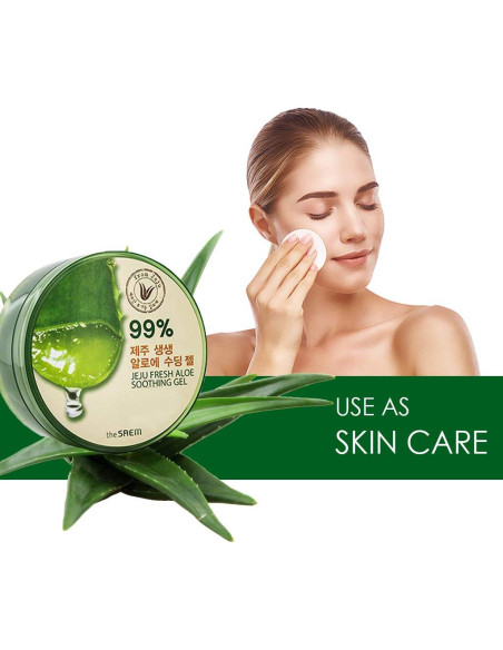 Gel Calmante de Aloe Vera TheSaem 300ml - Hidratante Piel Seca Gel Calmante de Aloe Vera TheSaem 300ml - Hidratante Piel Seca