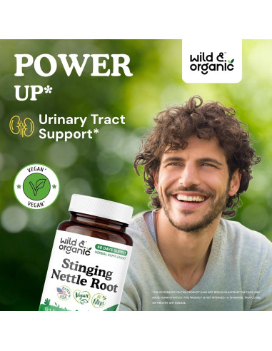 Cápsulas de Raíz de Ortiga Silvestre 5000 mg - 60 Veganas