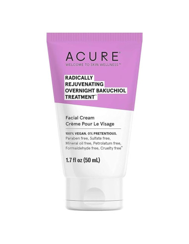 Crema Facial Rejuvenecedora Acure Bakuchiol 50 ml - Alternativa Vegana al Retinol