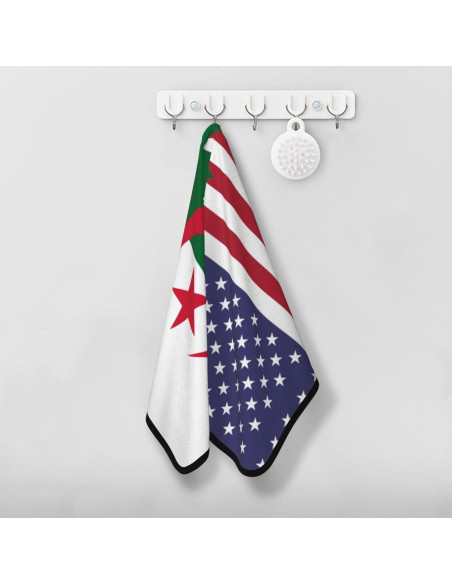 Toalla de Coral Ultra Suave Rqwaaed 71x40 cm Negra Toalla de Coral Ultra Suave Rqwaaed 71x40 cm Negra