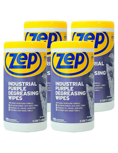 Toallitas Desengrasantes Zep Industrial Moradas 65 Unidades