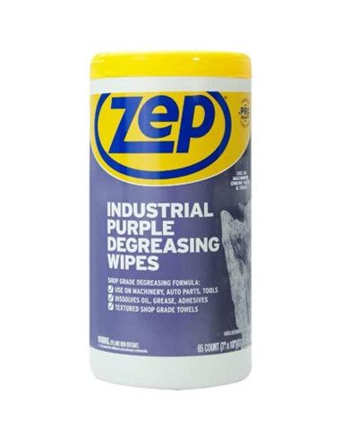 Toallitas Desengrasantes Zep Industrial Moradas 65 Unidades