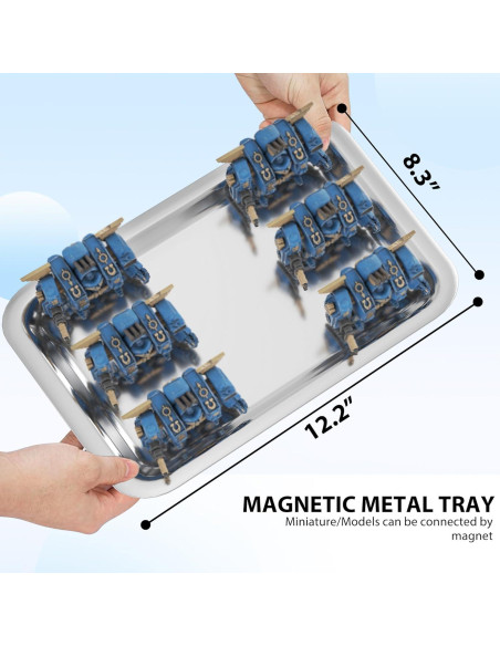 Caja de Almacenamiento Miniatura ITHWIU Acrílico 6 Bandejas Caja de Almacenamiento Miniatura ITHWIU Acrílico 6 Bandejas