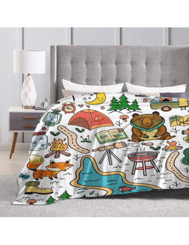 Manta de Camping para Niños Vaisravana 127x102 cm Franela