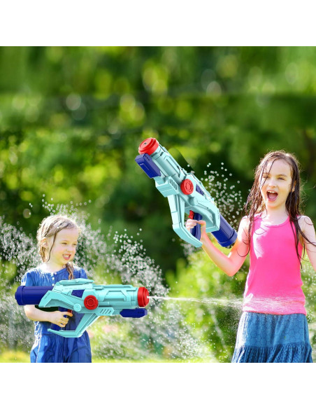 4 PCS Pistolas de Agua Ancesfun - Gran Tamaño 54 cm - Alta Capacidad 4 PCS Pistolas de Agua Ancesfun - Gran Tamaño 54 cm - Alta Capacidad