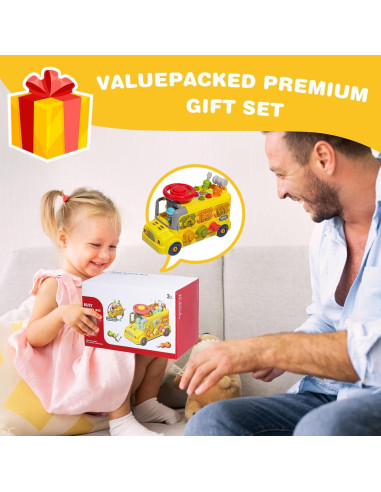 Kit de Herramientas Montessori SO&MOTOYS 53 Piezas para Niños 3-5 Años