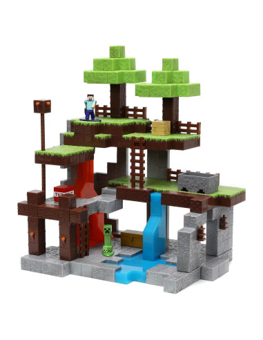 Set de Juego Minecraft Jada Mundo con 10 Nanofiguras