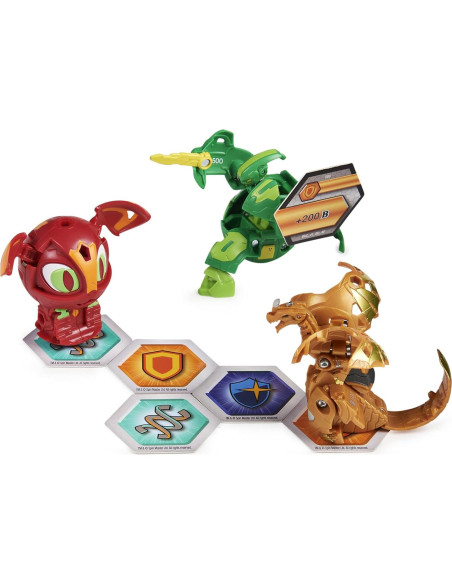 Paquete Inicial Bakugan Geogan Rising 3-Pack - Spin Master Paquete Inicial Bakugan Geogan Rising 3-Pack - Spin Master