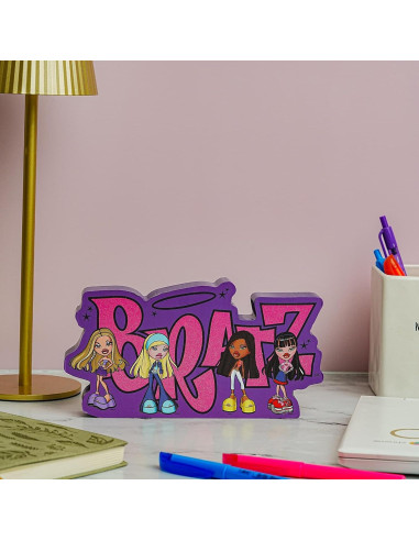Señal de Pared Bratz Silver Buffalo MDF Cortada con Láser 21.5x3x0.5cm