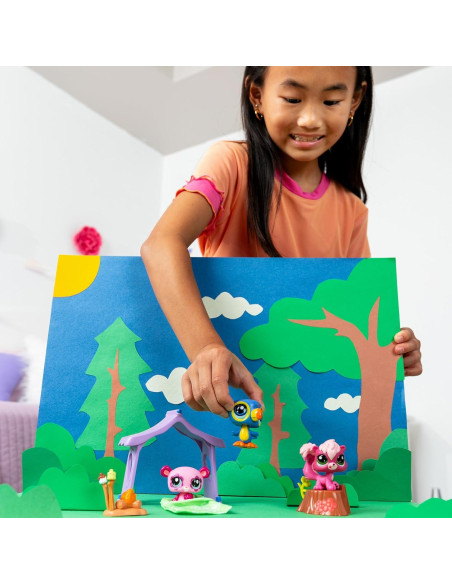 Set de Camping Littlest Pet Shop 3 Animales y Accesorios Set de Camping Littlest Pet Shop 3 Animales y Accesorios