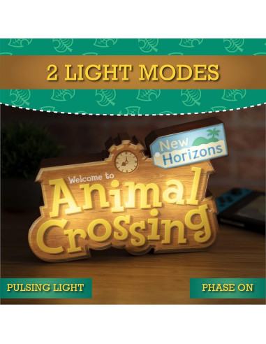Luz 3D Animal Crossing Paladone con 2 Modos de Luz