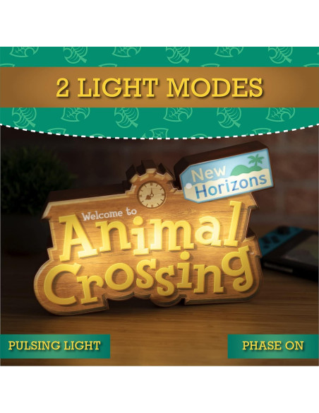Luz 3D Animal Crossing Paladone con 2 Modos de Luz Luz 3D Animal Crossing Paladone con 2 Modos de Luz