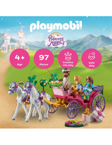 Paseo en Carroza PLAYMOBIL 71846 - Set Princesa Mágica