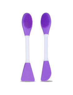 Cepillo Facial de Silicona Qiifaiikooii - 2 Pcs para Limpieza de Poros
