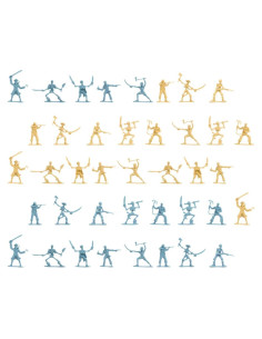 Figuras de Soldados Piratas BESPORTBLE 100pcs Miniaturas 5.5cm