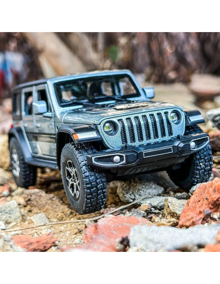 Coche de Juguete Wrangler WAKAKAC 1/32 Metal Retroceso Luz Sonido Coche de Juguete Wrangler WAKAKAC 1/32 Metal Retroceso Luz Sonido