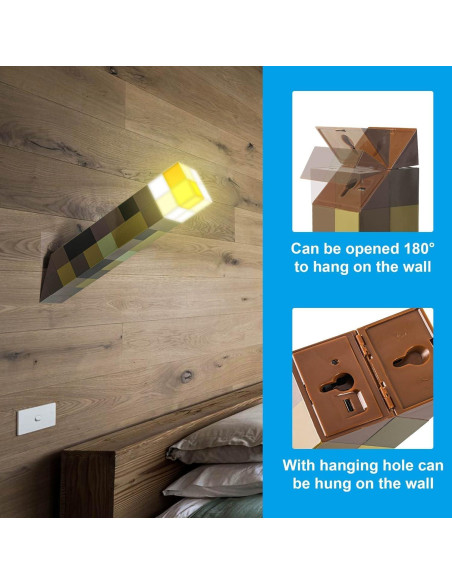 Lámpara de antorcha LED Yihiob recargable para niños Lámpara de antorcha LED Yihiob recargable para niños