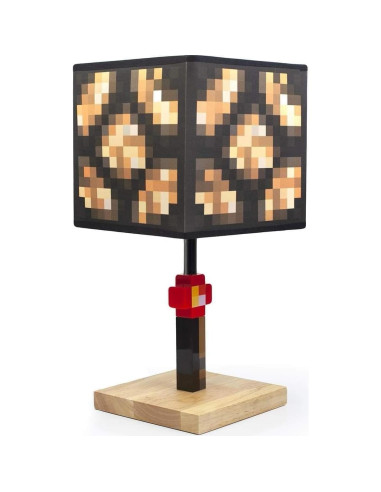 Lámpara de Escritorio LED Glowstone Minecraft 28.58 cm