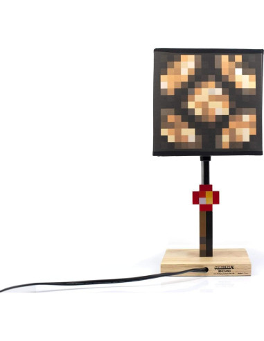 Lámpara de Escritorio LED Glowstone Minecraft 28.58 cm