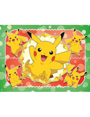Rompecabezas Ravensburger Pokémon 4 en 1 70x50cm 3 años+