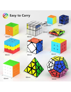 Conjunto de Cubos de Velocidad Vdealen 12 Piezas Juguetes 2