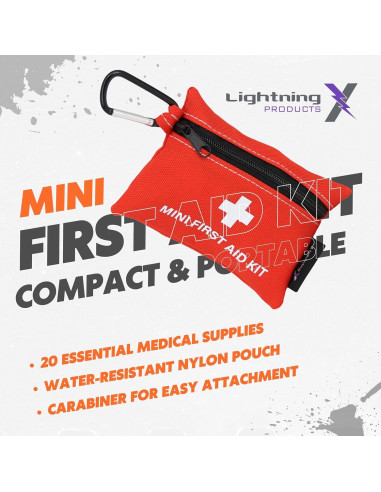 Kit de Primeros Auxilios Compacto Lightning X 20 Piezas