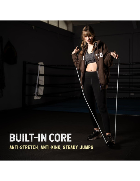 Cuerda de Salto Ajustable Hererope 3.2m PVC para Fitness Cuerda de Salto Ajustable Hererope 3.2m PVC para Fitness