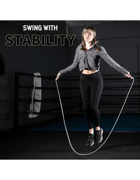 Cuerda de Salto Ajustable Hererope 3.2m PVC para Fitness Cuerda de Salto Ajustable Hererope 3.2m PVC para Fitness