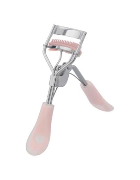 Rizador de Pestañas HOTRYEE Beige con Peine Incorporado