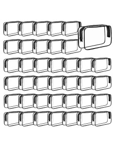 36 Bolsas de Maquillaje Transparentes Aiyorse PVC Impermeables