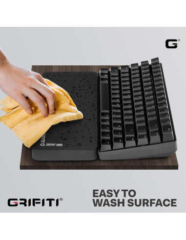 Almohadilla Gruesa para Muñeca Grifiti 35.6 x 7 x 1.9 cm Ergonómica