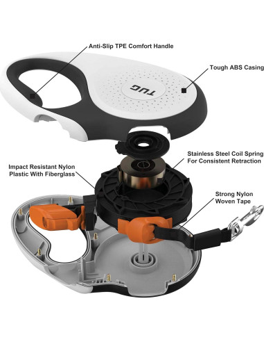 Correa Retráctil TUG Pequeña 4.88m con Dispensador de Bolsas