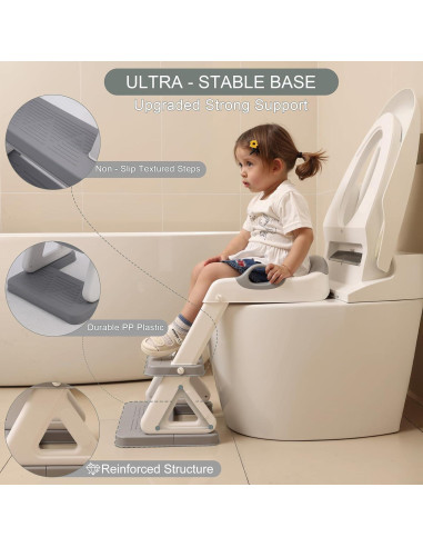 Asiento de Entrenamiento para Baño Mangohood MTT5 Gris