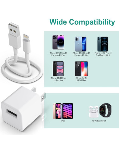 Cable de Carga y Sincronización para iPhone TNDAJI 3FT