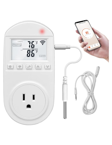 Termostato Enchufable WiFi Briidea BR-135 Control Temperatura Termostato Enchufable WiFi Briidea BR-135 Control Temperatura