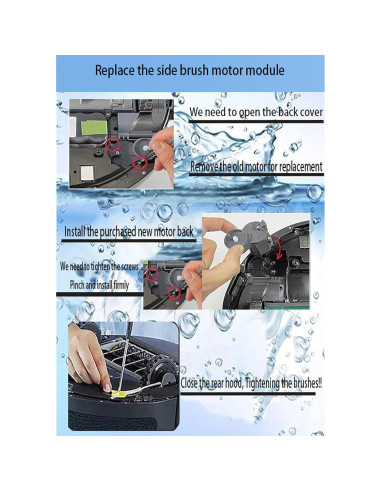 Módulo de Motor de Cepillo Lateral BGD para iRobot Roomba