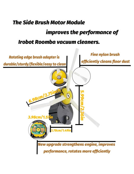 Módulo de Motor de Cepillo Lateral BGD para iRobot Roomba Módulo de Motor de Cepillo Lateral BGD para iRobot Roomba