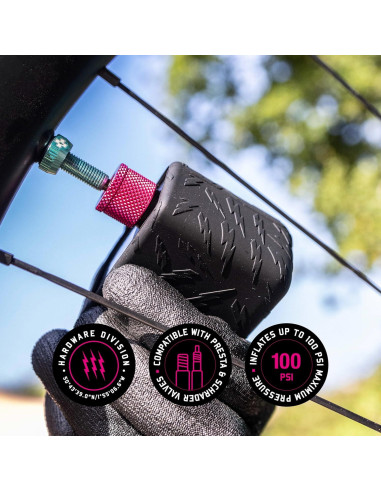 Inflador Eléctrico Mini Muc-Off Airmach 100psi Recargable